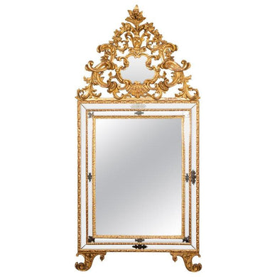 18 世紀晚期意大利靠墊面鏡子