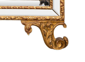 A Late 18th Century Italian Cushion Fronted Mirror