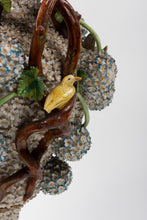 Load image into Gallery viewer, A Large German Porcelain Schneeballen Floral Encrusted Vase, 19th Century